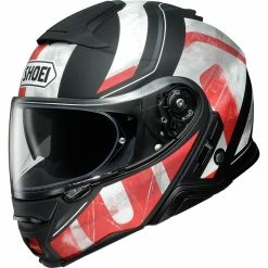 Flash Sale ❤️ Fiber ???? Shoei Neotec 2 Jaunt Tc1 Modular Helmet Red ????