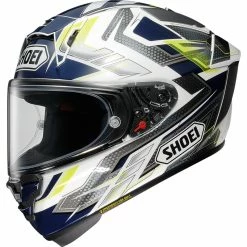 Coupon ⭐ Fiber ???? Shoei X-spr Pro Escalate Tc2 Helmet Blue Yellow ✔️