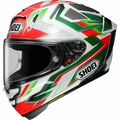 Promo ❤️ Fiber ???? Shoei X-spr Pro Escalate Tc4 Helmet Red Green ????